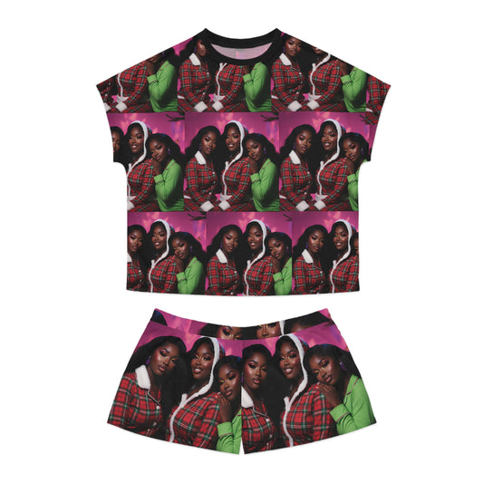 Women's Personalized Short Pajama Christmas set