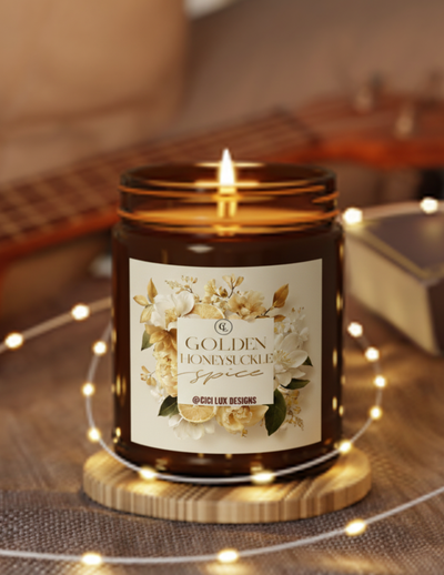 Golden Honeysuckle Spice Soy Candle