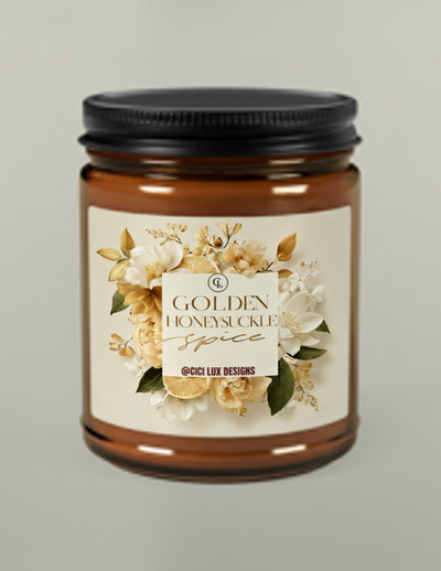 Golden Honeysuckle Spice Soy Candle
