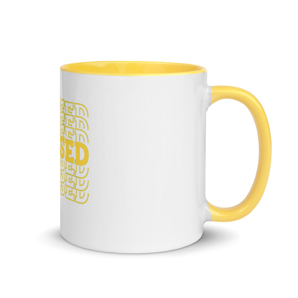 Yellow Mug with Color Inside