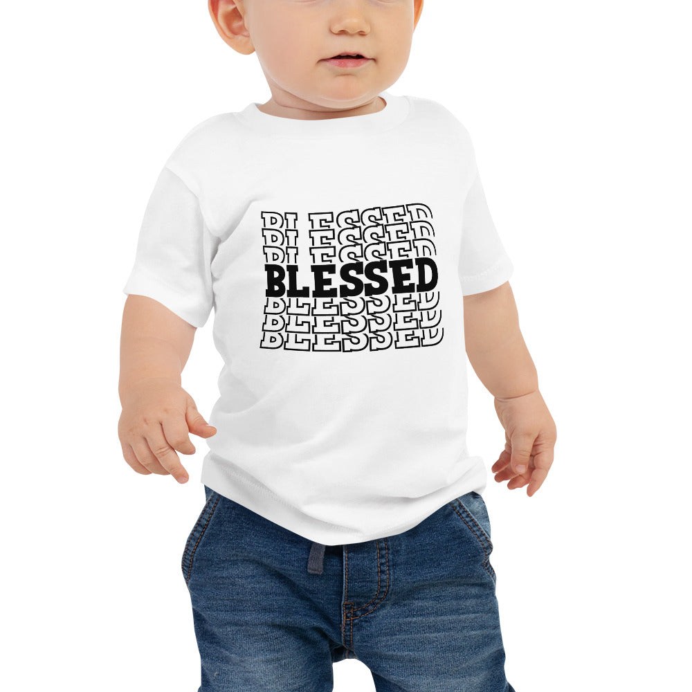 Black Blessed Baby Jersey Short Sleeve Tee