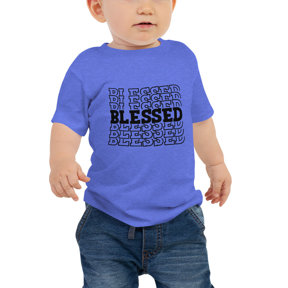 Black Blessed Baby Jersey Short Sleeve Tee