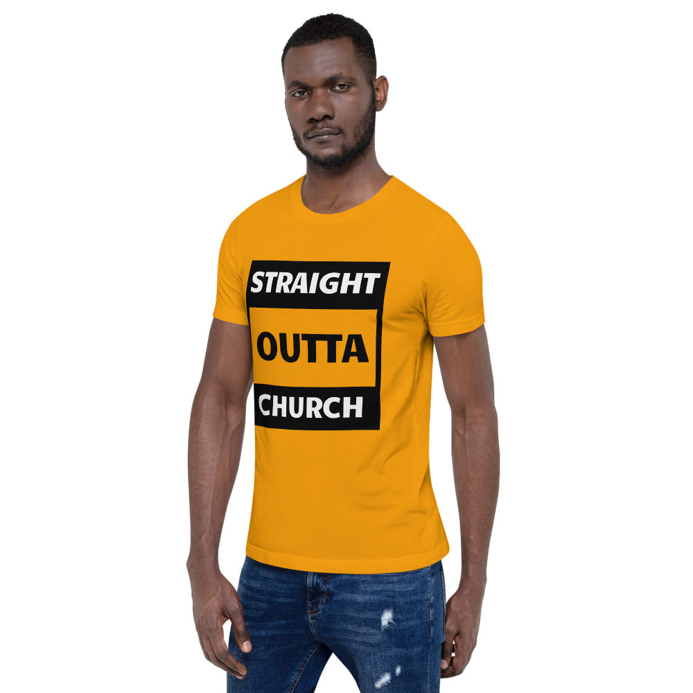 Straight Outta Church Men Short-Sleeve Unisex T-Shirt