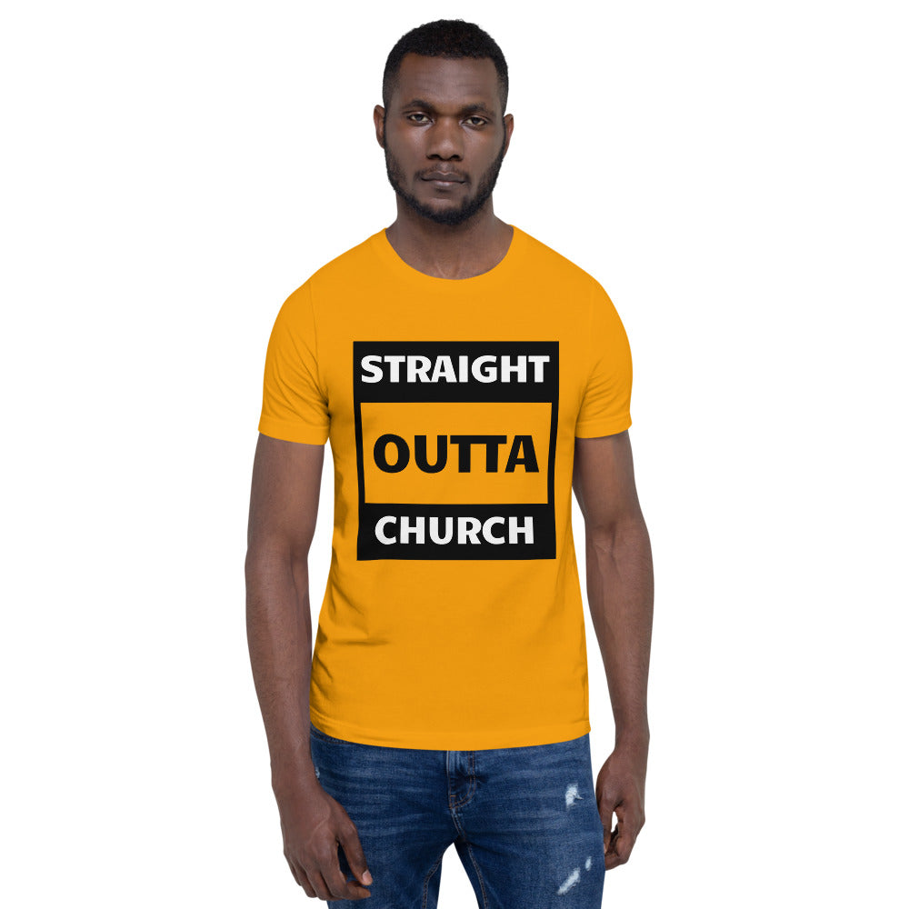 Straight Outta Church Men Short-Sleeve Unisex T-Shirt