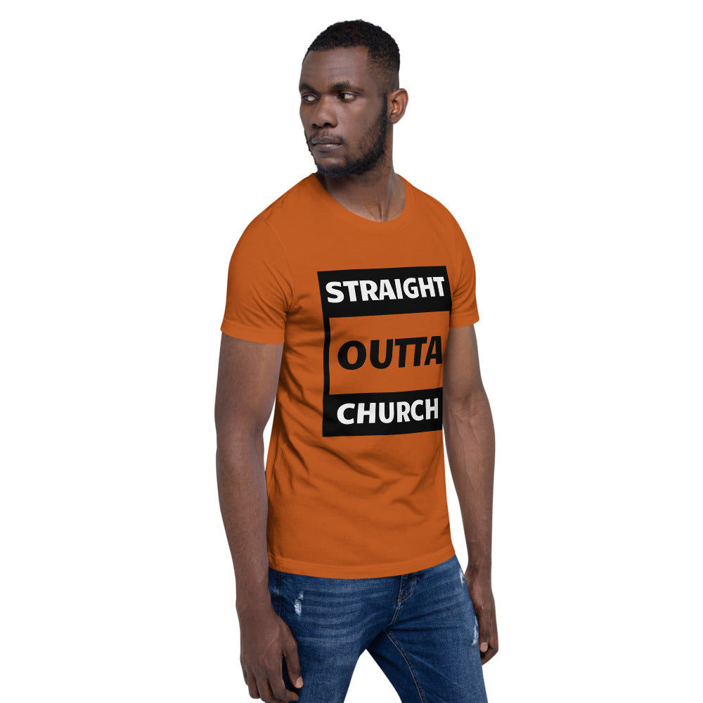 Straight Outta Church Men Short-Sleeve Unisex T-Shirt