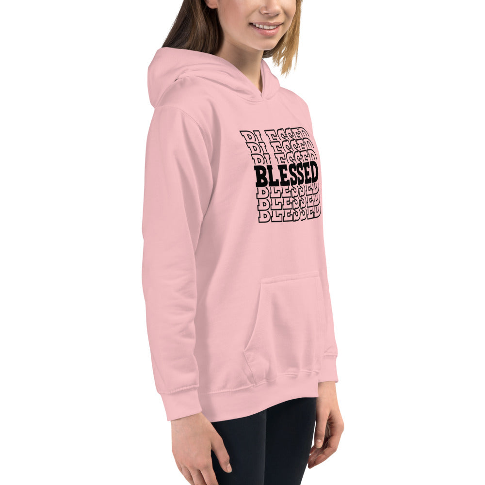 Black Blessed Kids Hoodie