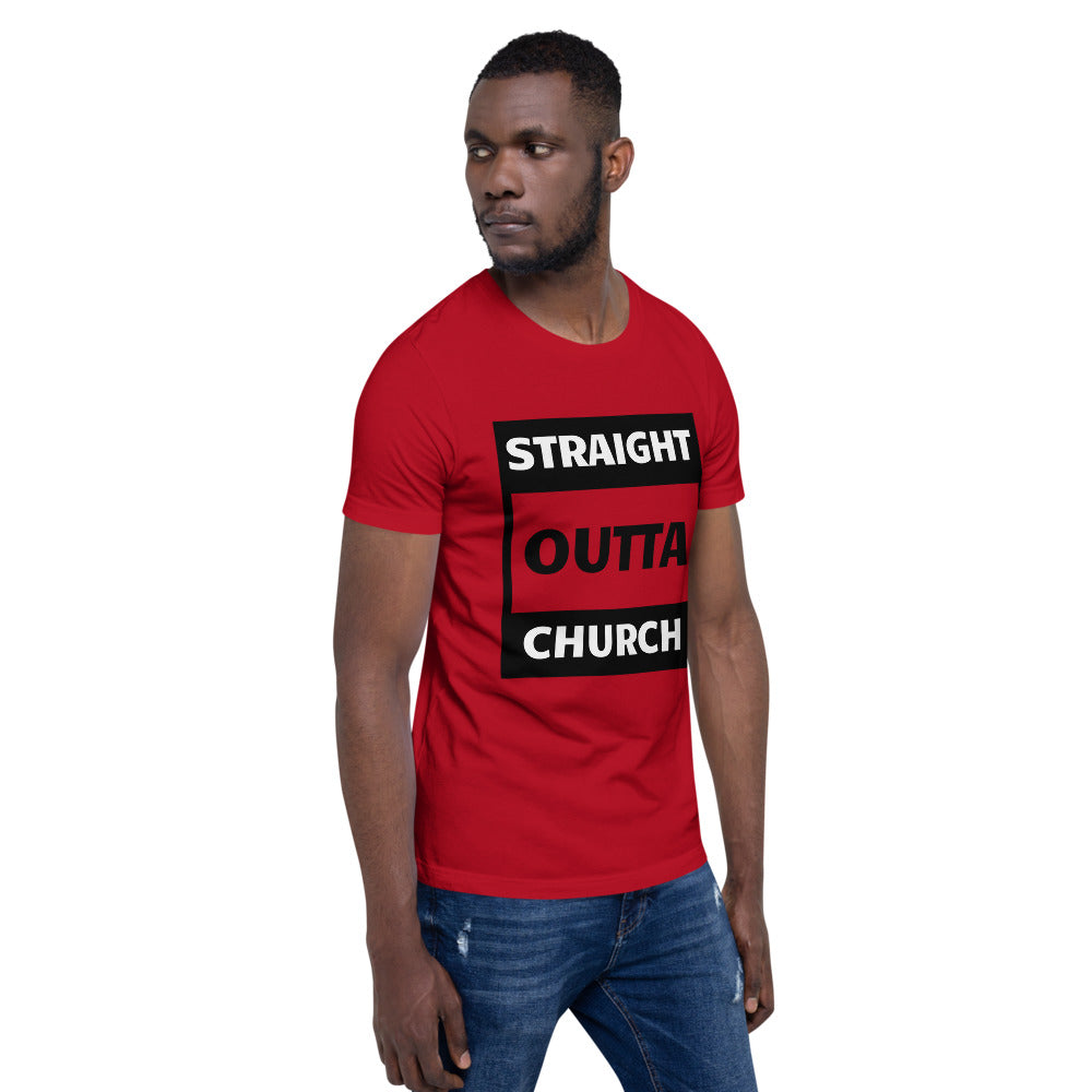 Straight Outta Church Men Short-Sleeve Unisex T-Shirt