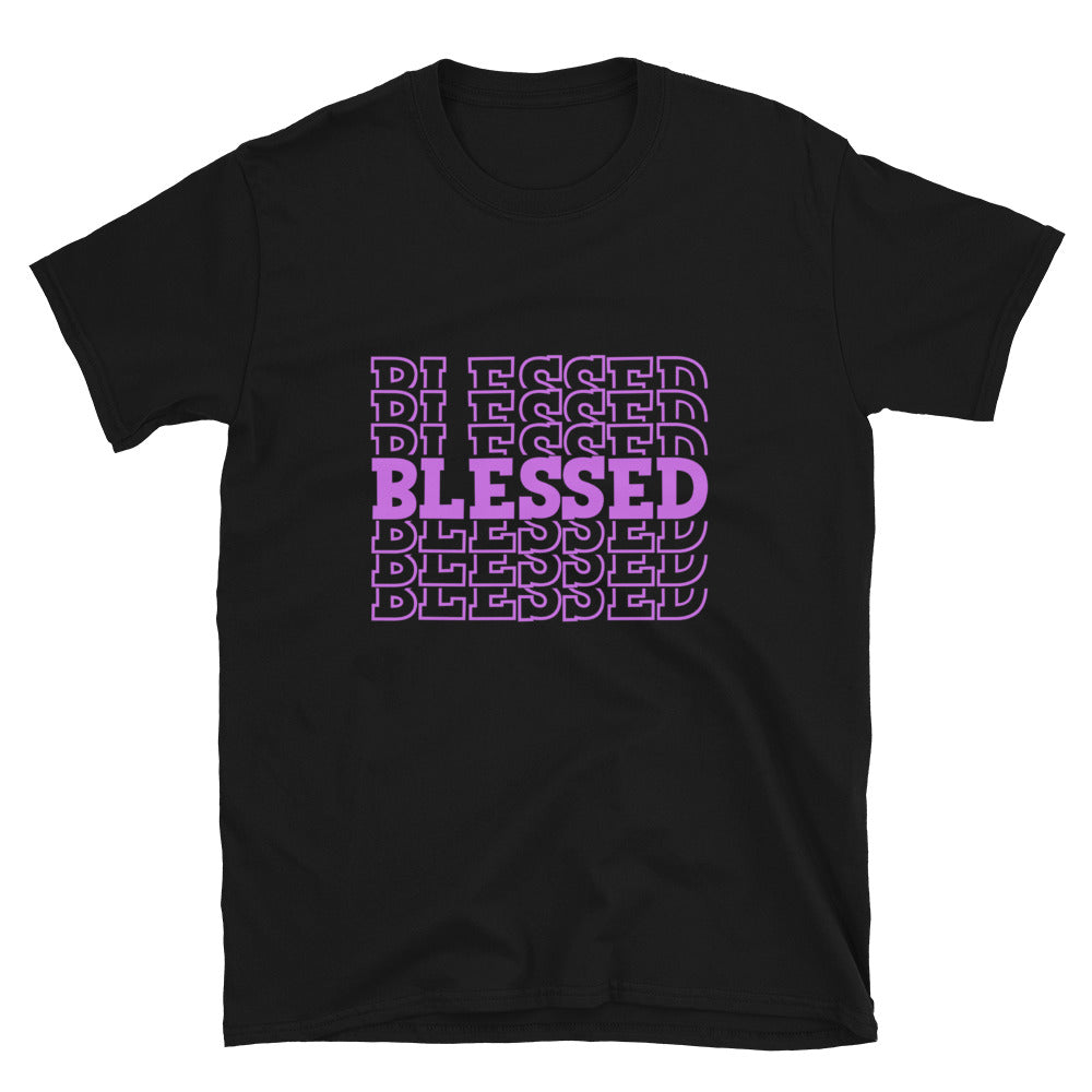 Blessed Purple Short-Sleeve Unisex T-Shirt