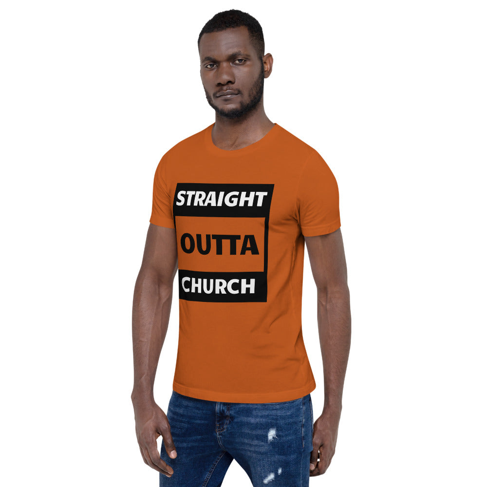 Straight Outta Church Men Short-Sleeve Unisex T-Shirt