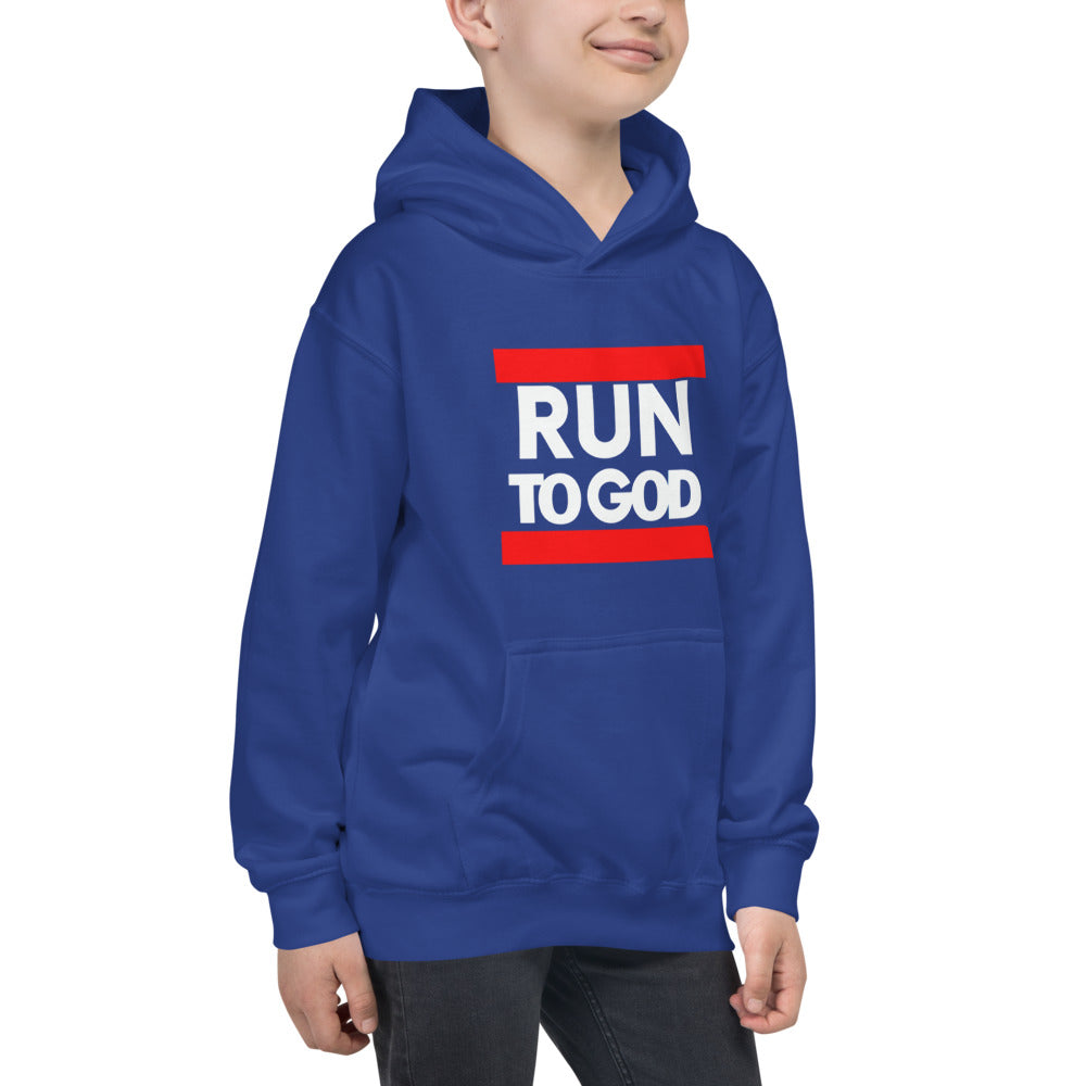 Run to God Kids Hoodie