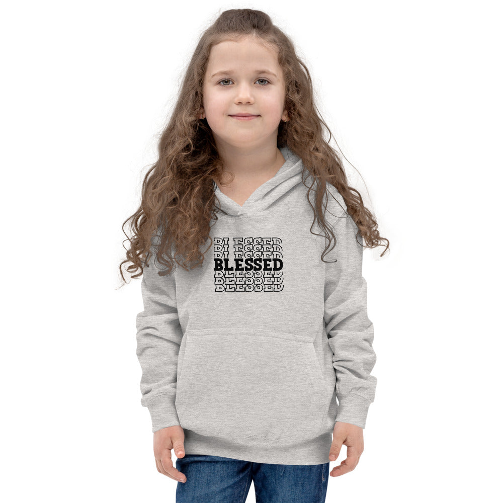 Black Blessed Kids Hoodie