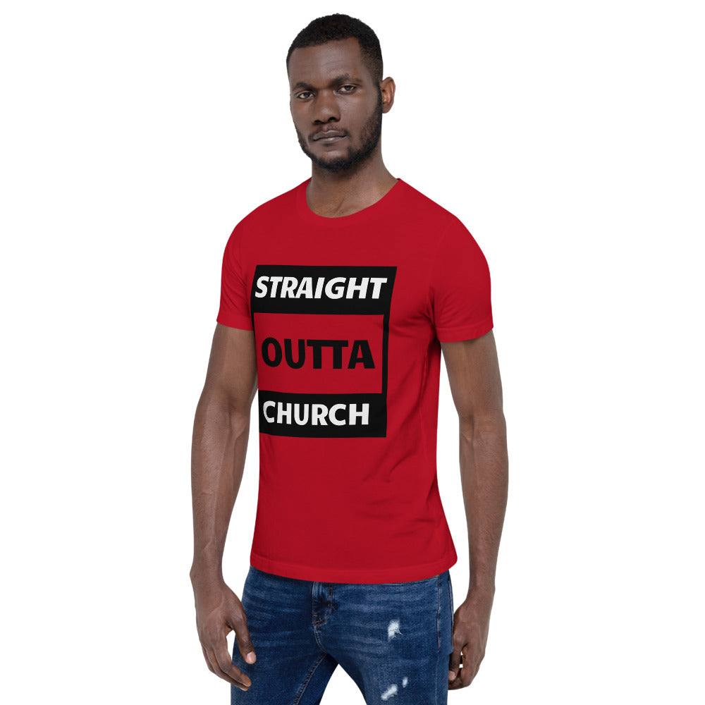 Straight Outta Church Men Short-Sleeve Unisex T-Shirt