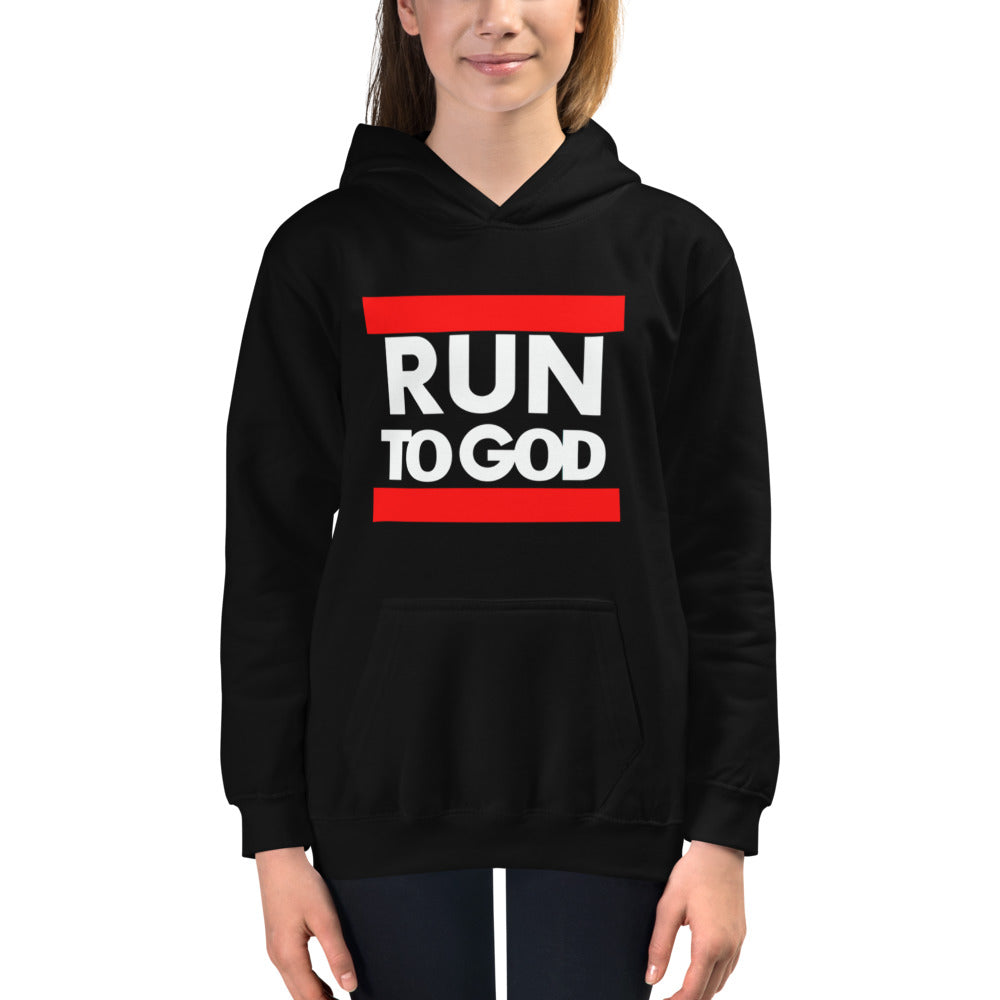 Run to God Kids Hoodie