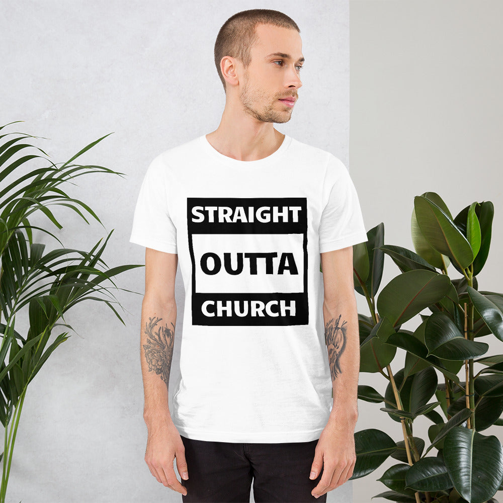 Straight Outta Church Men Short-Sleeve Unisex T-Shirt