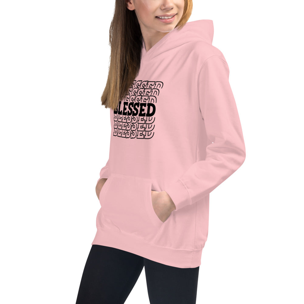 Black Blessed Kids Hoodie