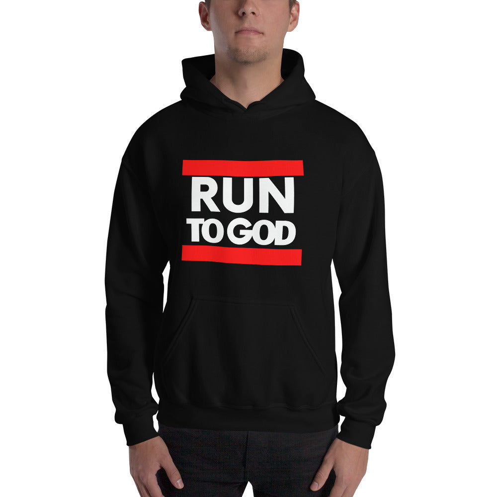 Men Run to God Unisex Hoodie