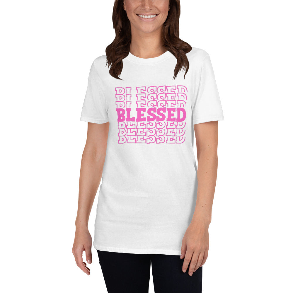 Blessed Pink Short-Sleeve Unisex T-Shirt