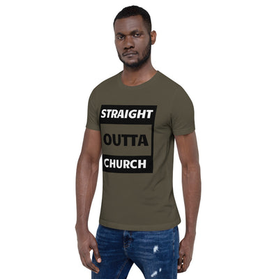 Straight Outta Church Men Short-Sleeve Unisex T-Shirt