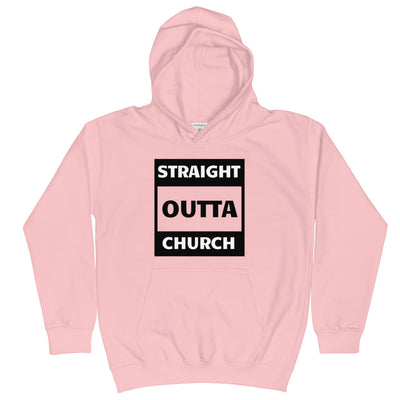 Straight Outta Church Kids Hoodie