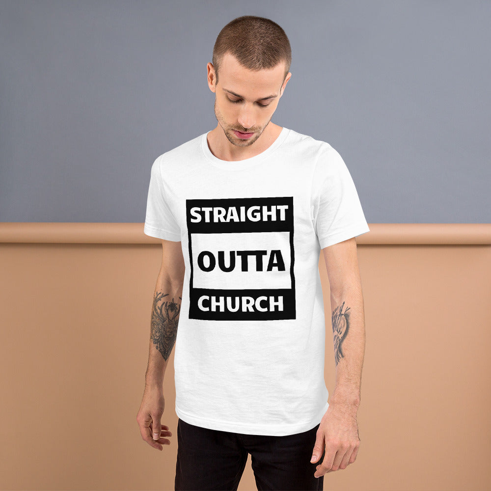 Straight Outta Church Men Short-Sleeve Unisex T-Shirt