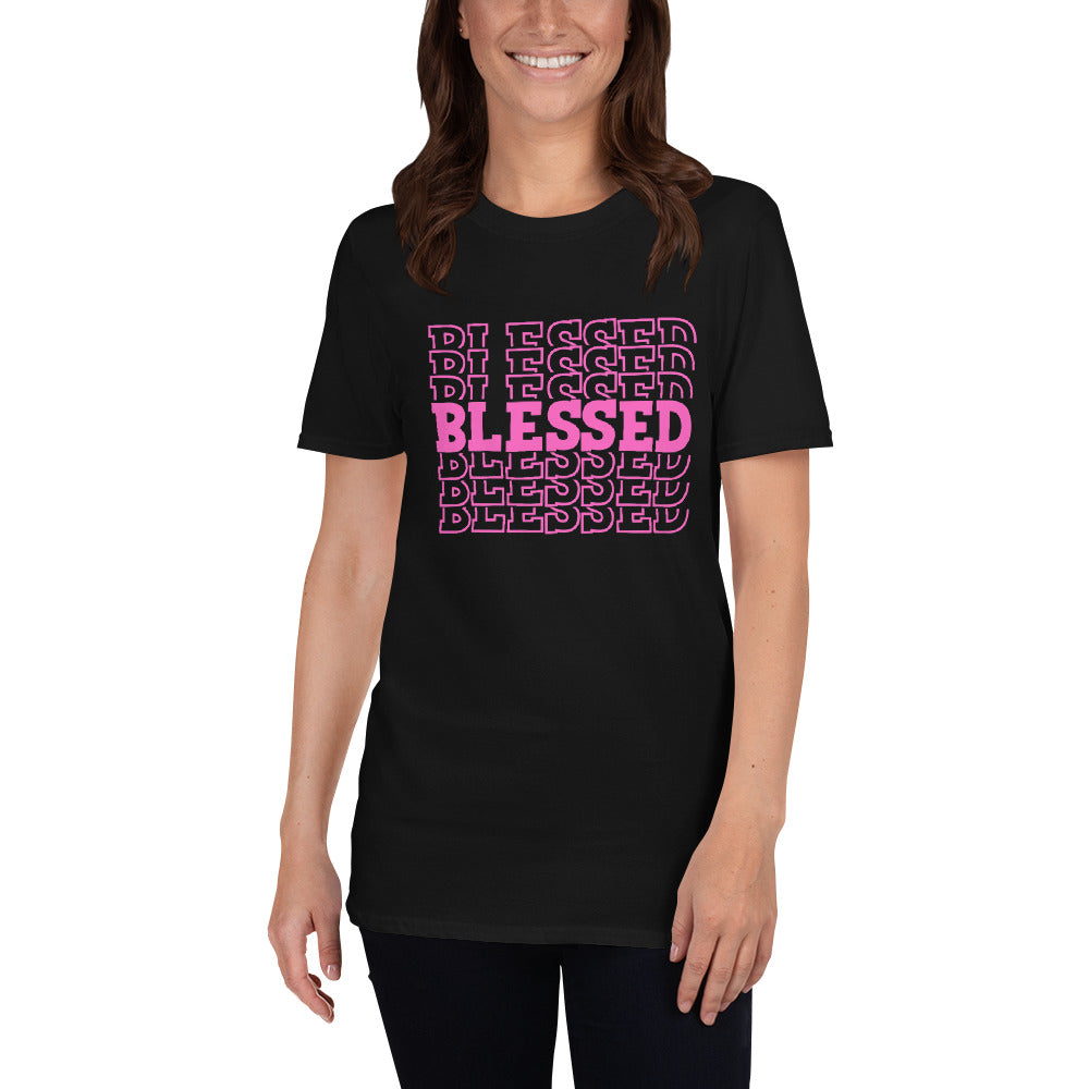 Blessed Pink Short-Sleeve Unisex T-Shirt