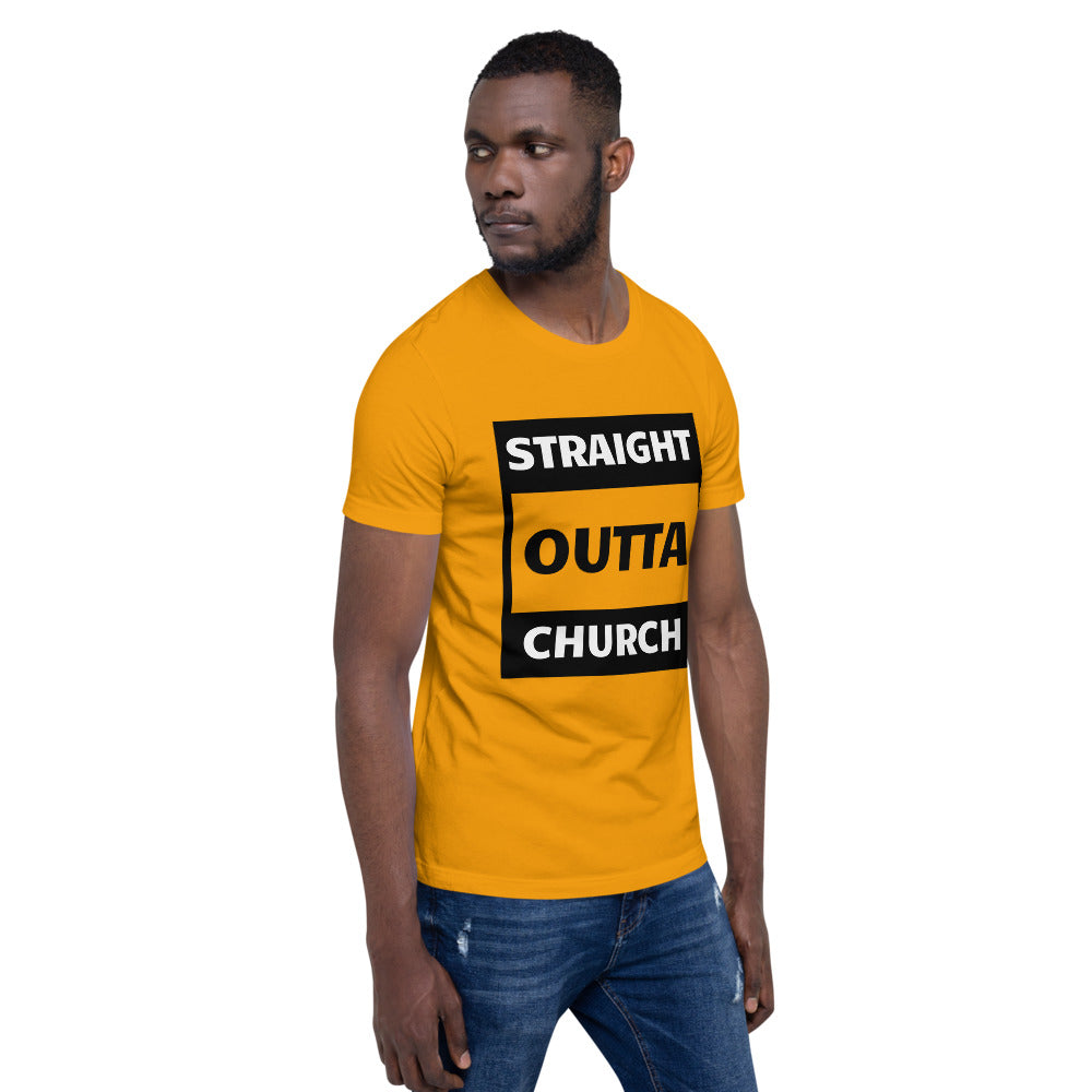 Straight Outta Church Men Short-Sleeve Unisex T-Shirt