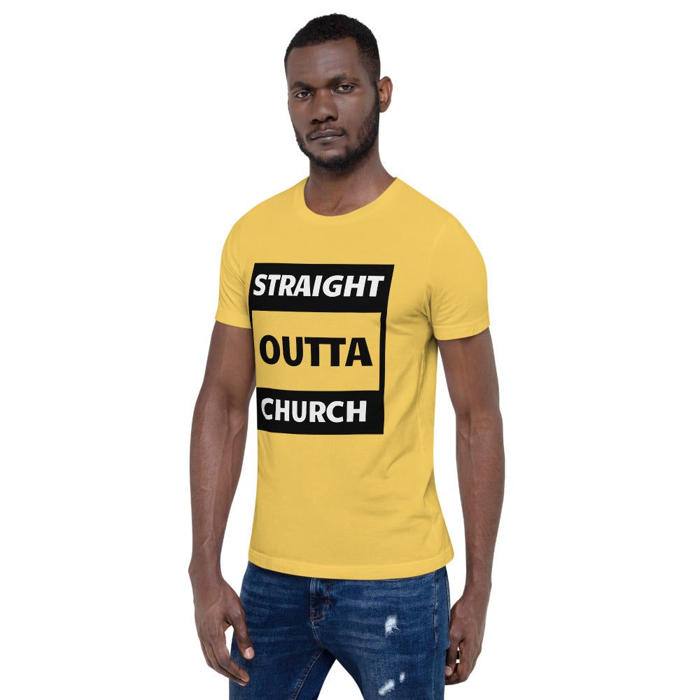 Straight Outta Church Men Short-Sleeve Unisex T-Shirt