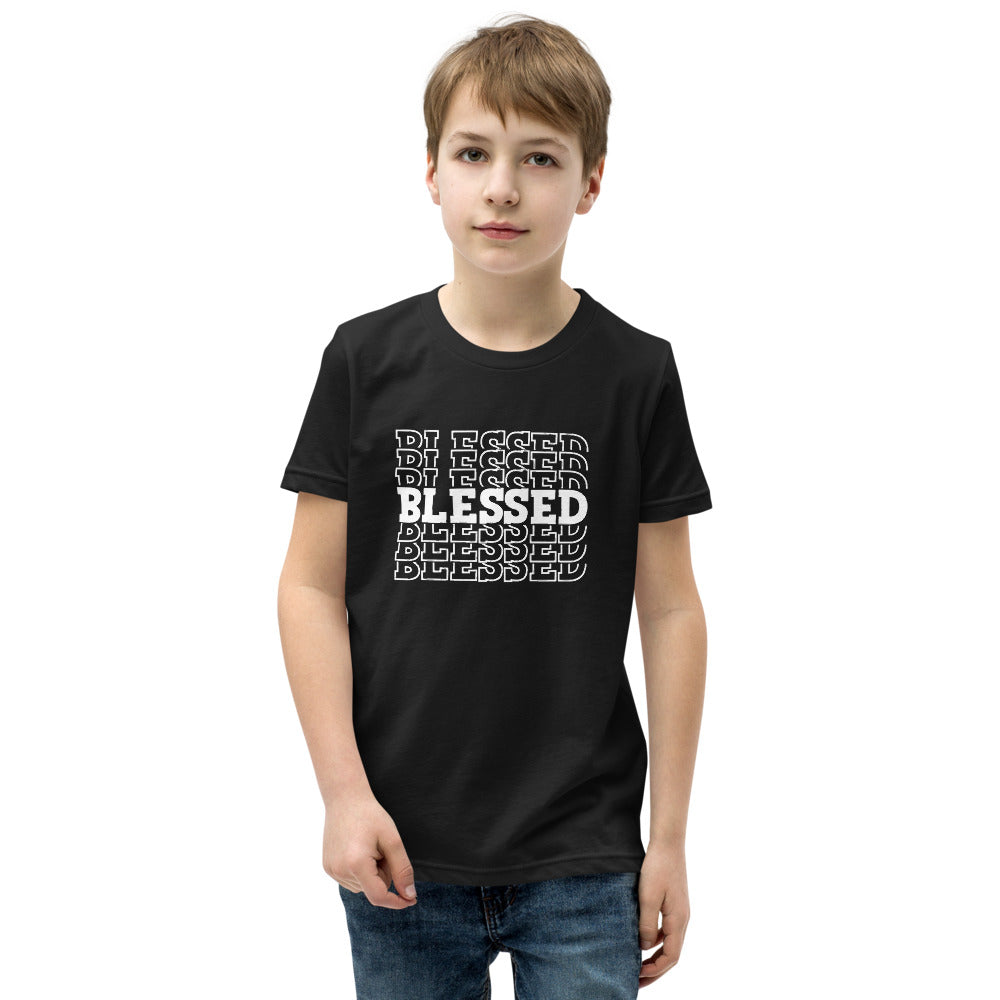 White Blessed Youth Short Sleeve T-Shirt