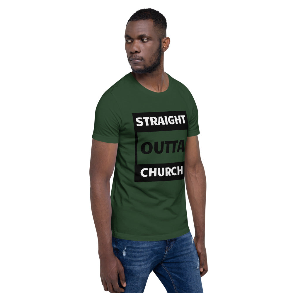 Straight Outta Church Men Short-Sleeve Unisex T-Shirt