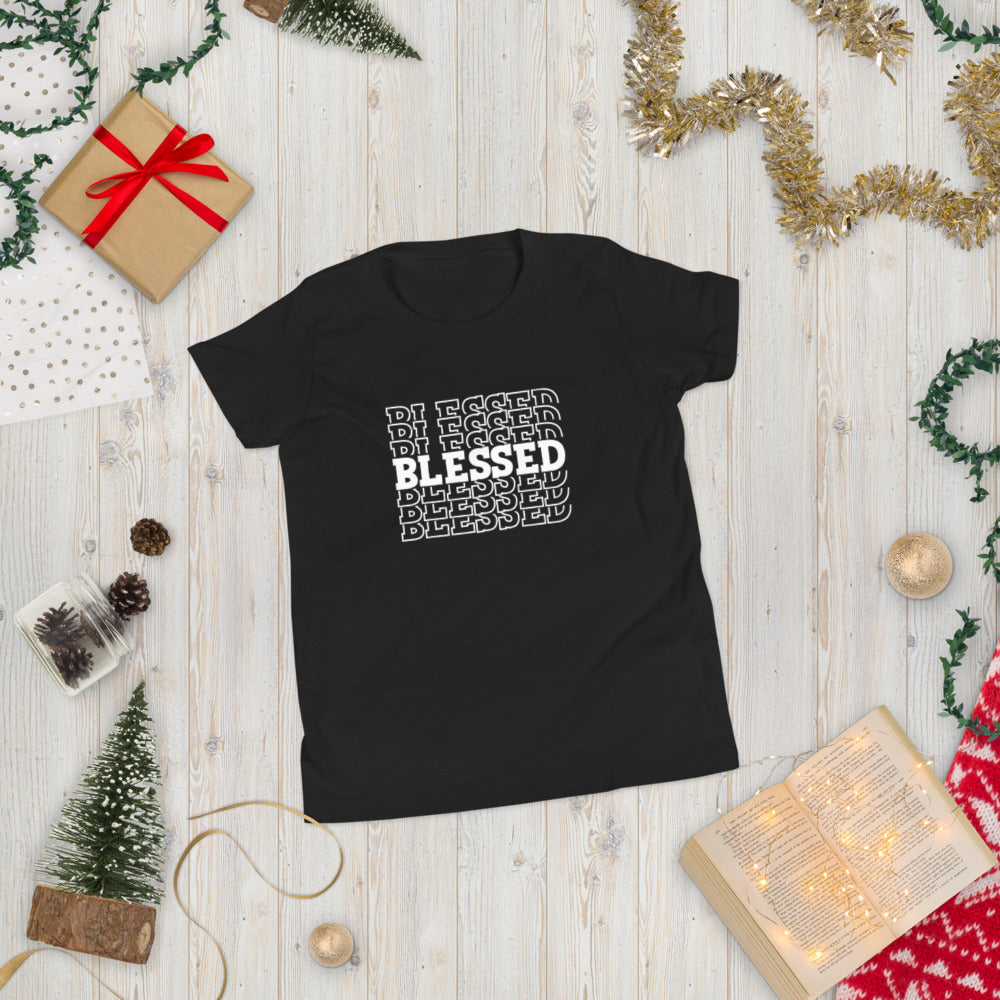 White Blessed Youth Short Sleeve T-Shirt