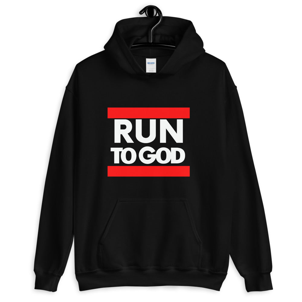 Men Run to God Unisex Hoodie