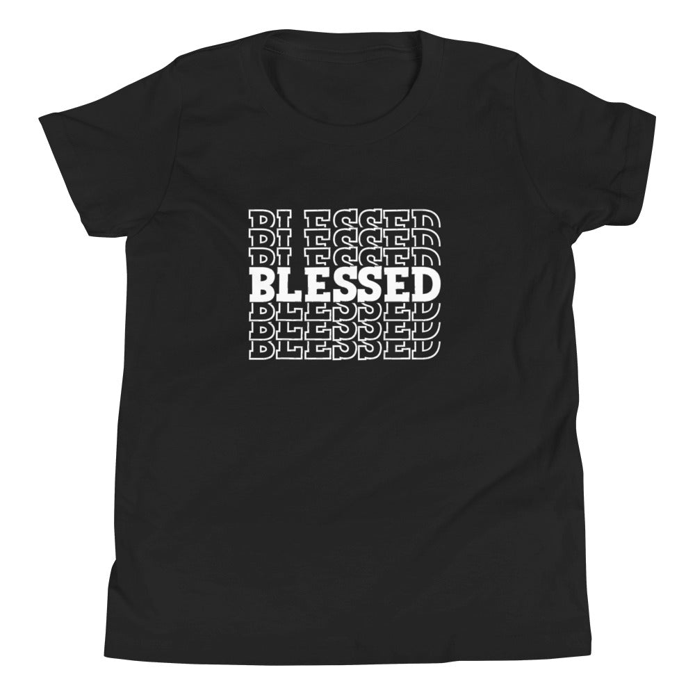 White Blessed Youth Short Sleeve T-Shirt