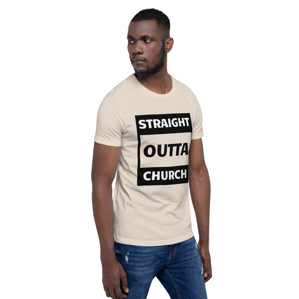 Straight Outta Church Men Short-Sleeve Unisex T-Shirt