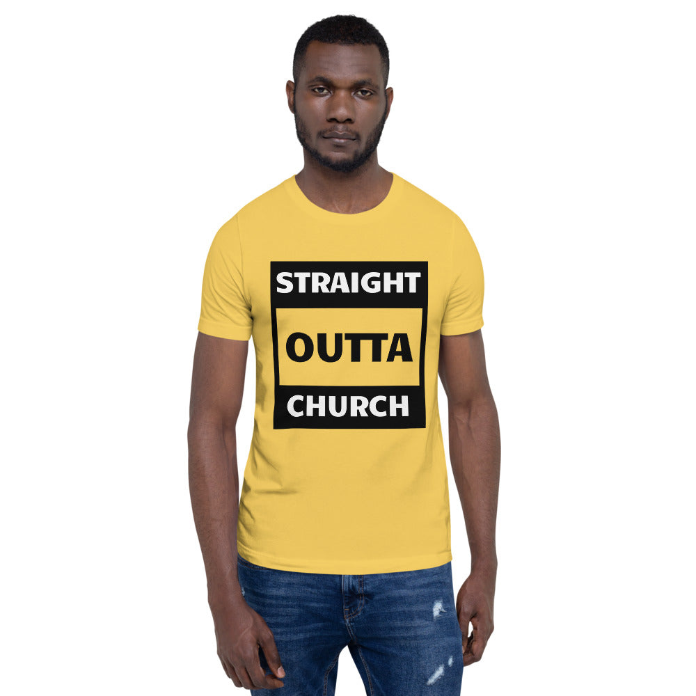 Straight Outta Church Men Short-Sleeve Unisex T-Shirt