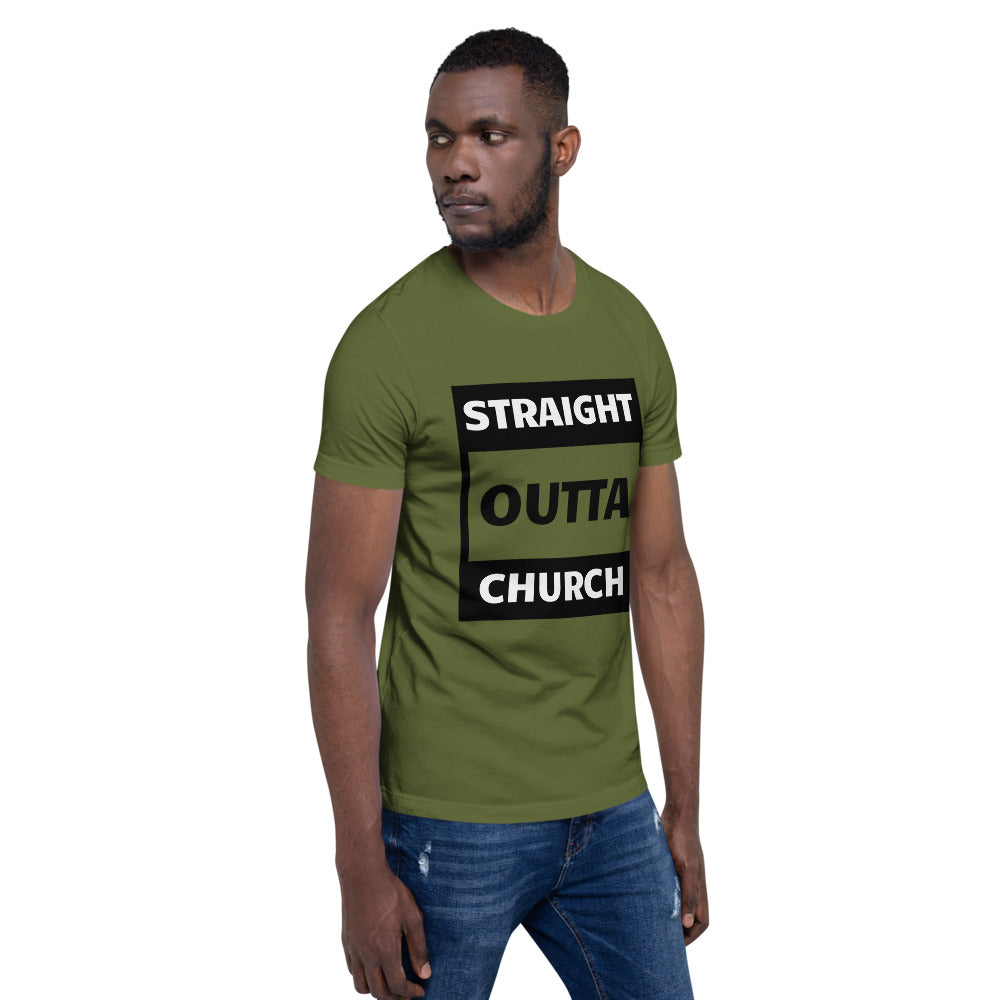 Straight Outta Church Men Short-Sleeve Unisex T-Shirt