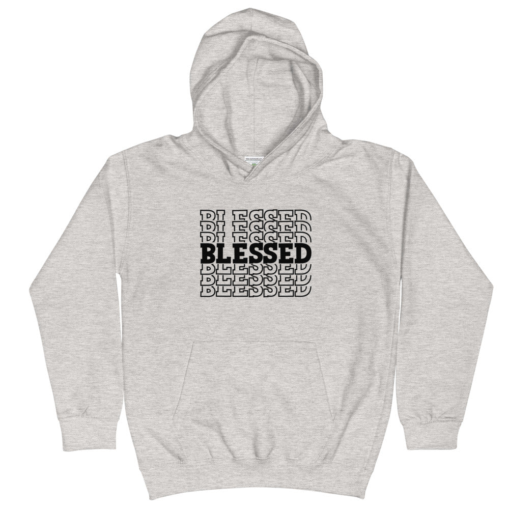 Black Blessed Kids Hoodie