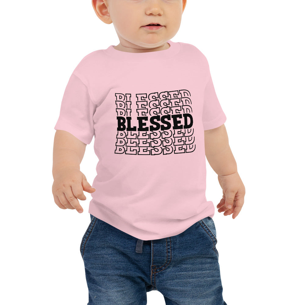 Black Blessed Baby Jersey Short Sleeve Tee