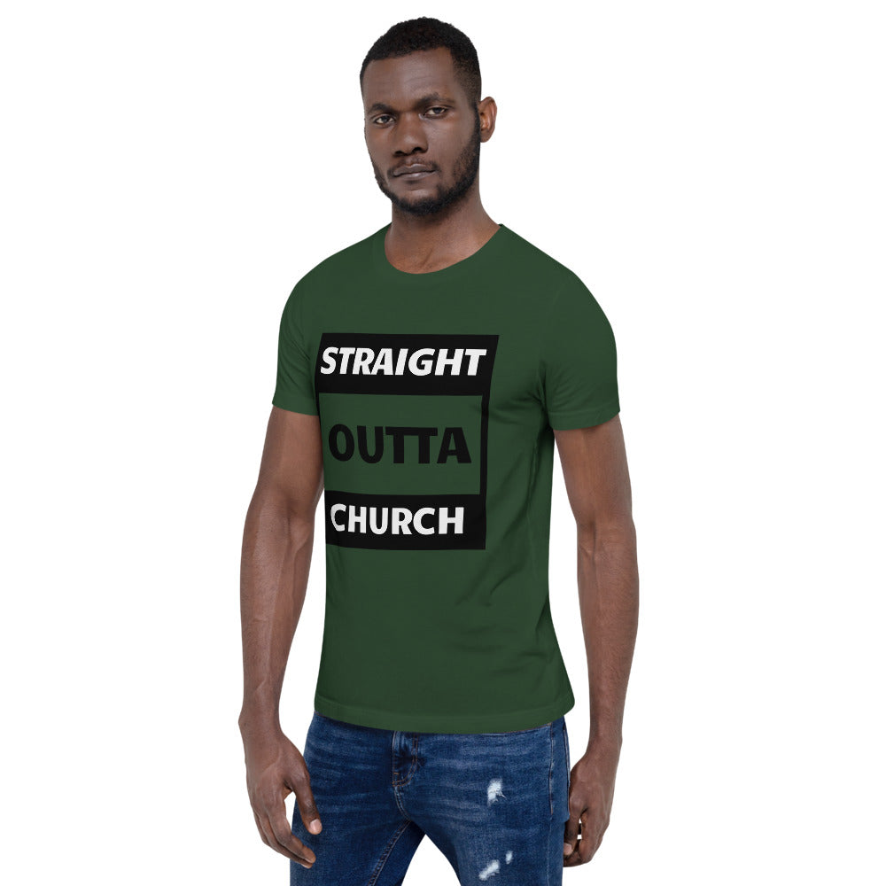 Straight Outta Church Men Short-Sleeve Unisex T-Shirt