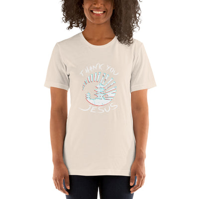 Women Thank You Jesus Short-Sleeve Unisex T-Shirt