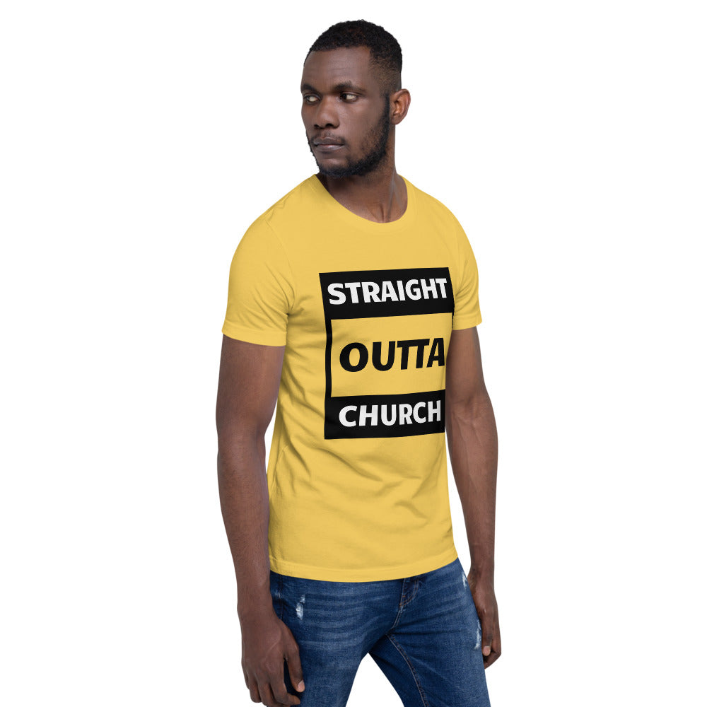 Straight Outta Church Men Short-Sleeve Unisex T-Shirt