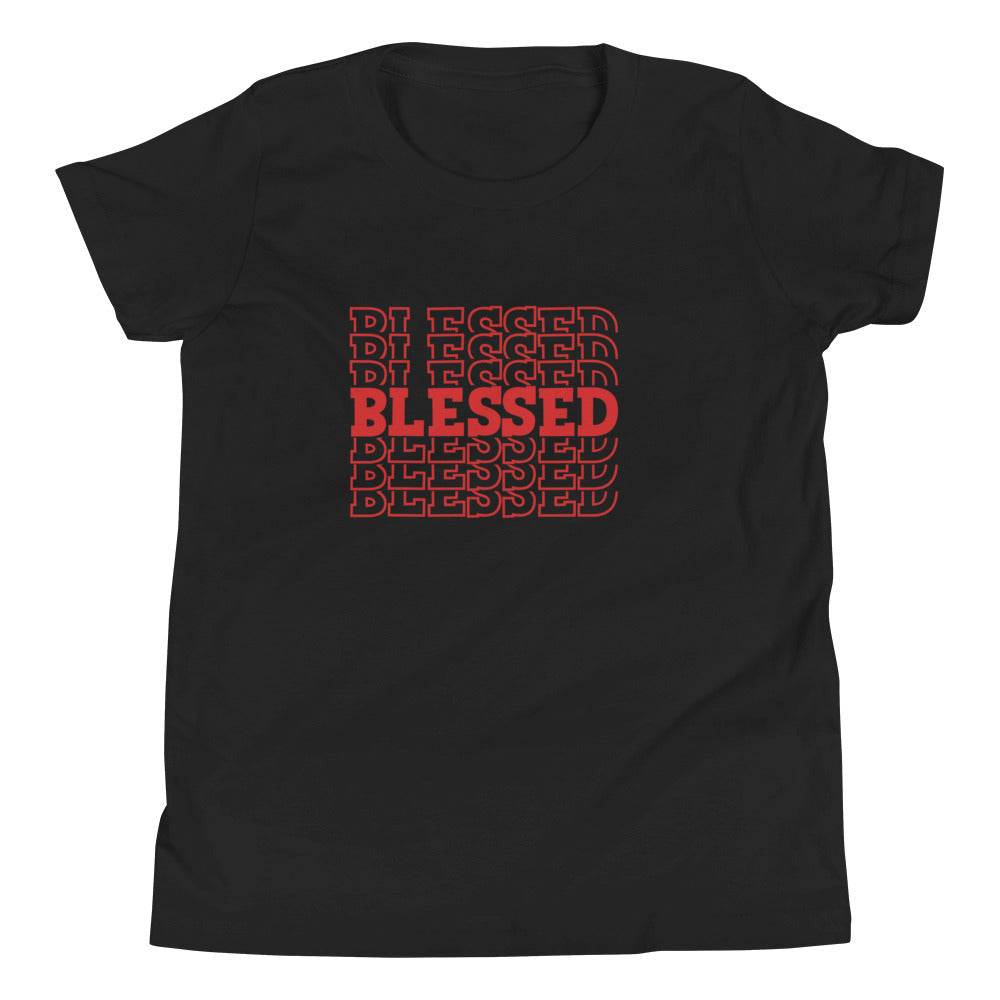 Red Blessed Youth Short Sleeve T-Shirt