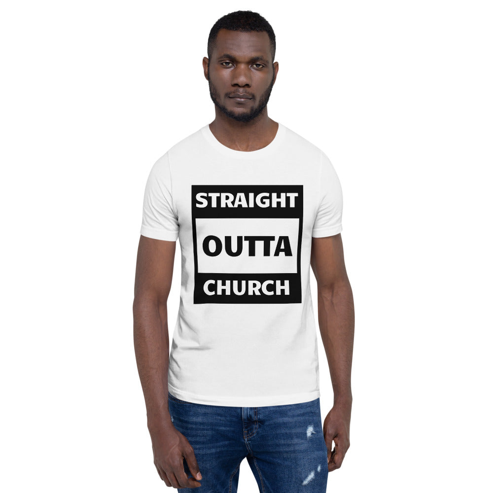 Straight Outta Church Men Short-Sleeve Unisex T-Shirt