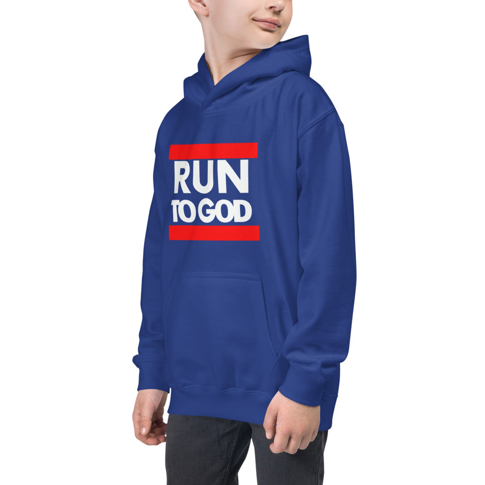 Run to God Kids Hoodie