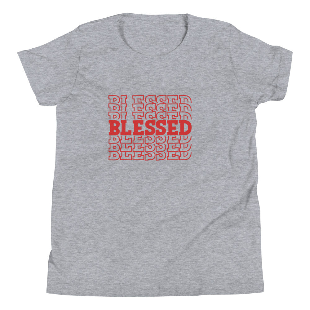 Red Blessed Youth Short Sleeve T-Shirt