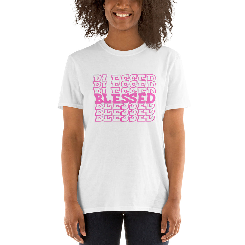 Blessed Pink Short-Sleeve Unisex T-Shirt