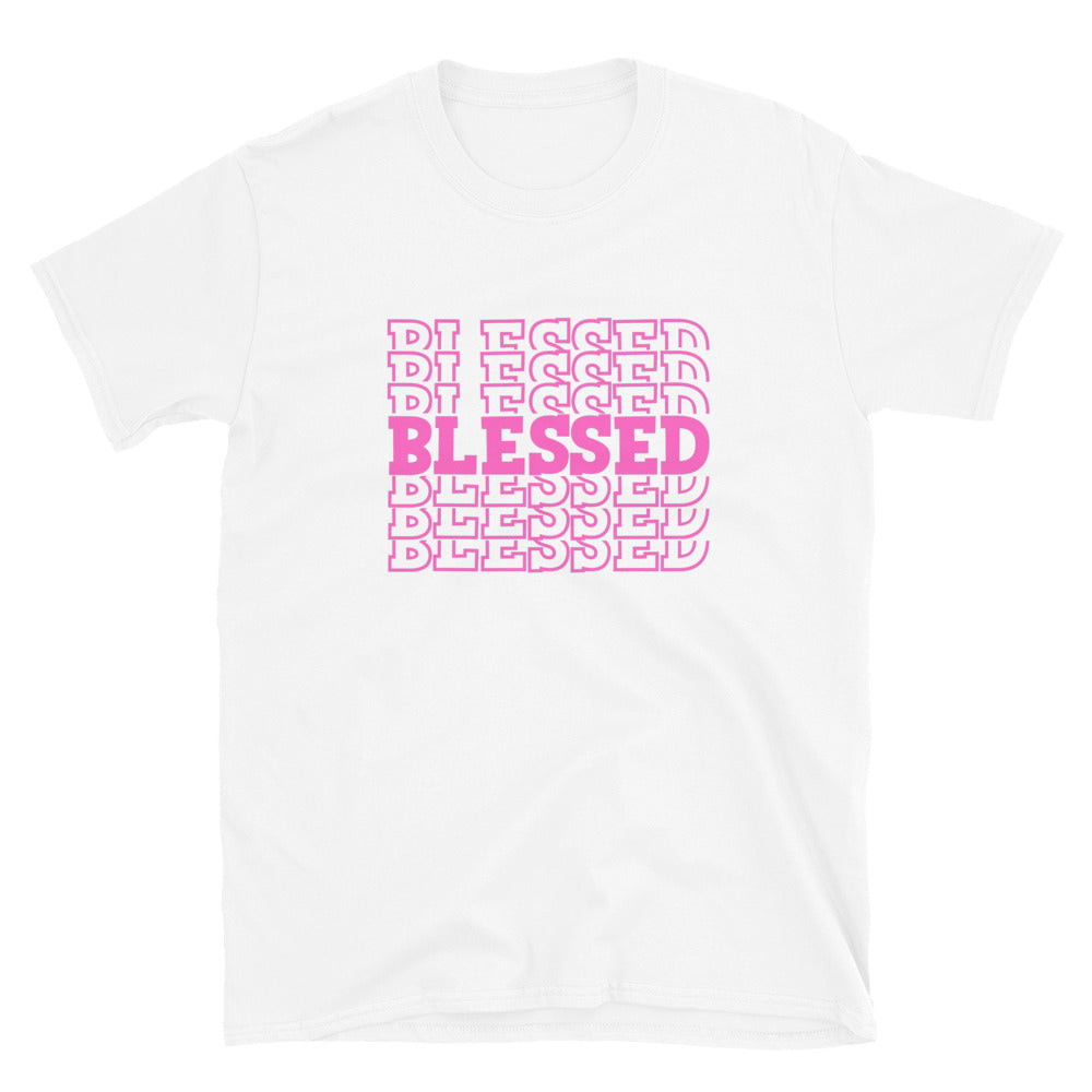 Blessed Pink Short-Sleeve Unisex T-Shirt