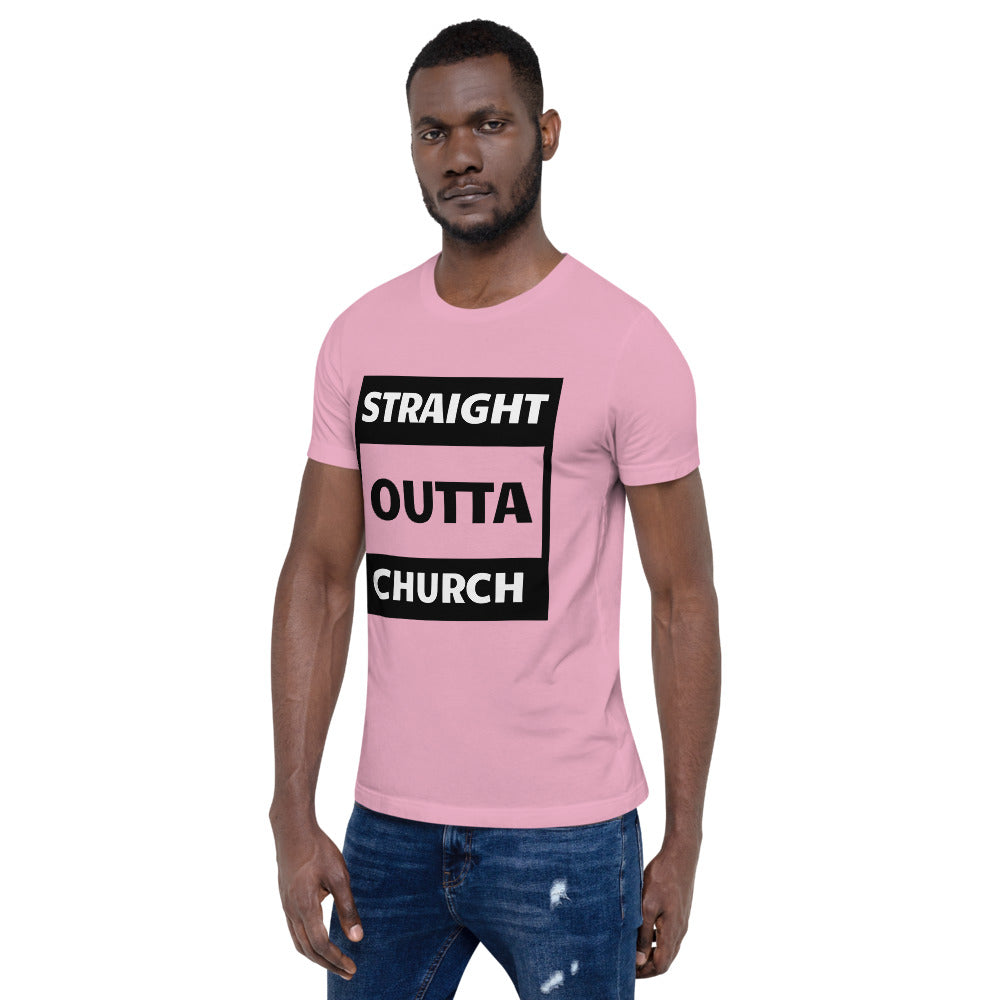 Straight Outta Church Men Short-Sleeve Unisex T-Shirt